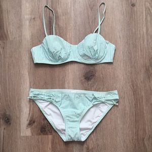 JCrew Seersucker Bikini